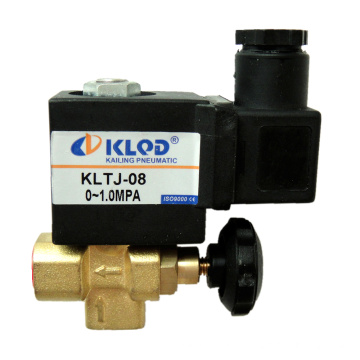 KLTJ Série 2/2way Normal Fechado Fechado Ação direta Válvula solenóide de vapor ajustável